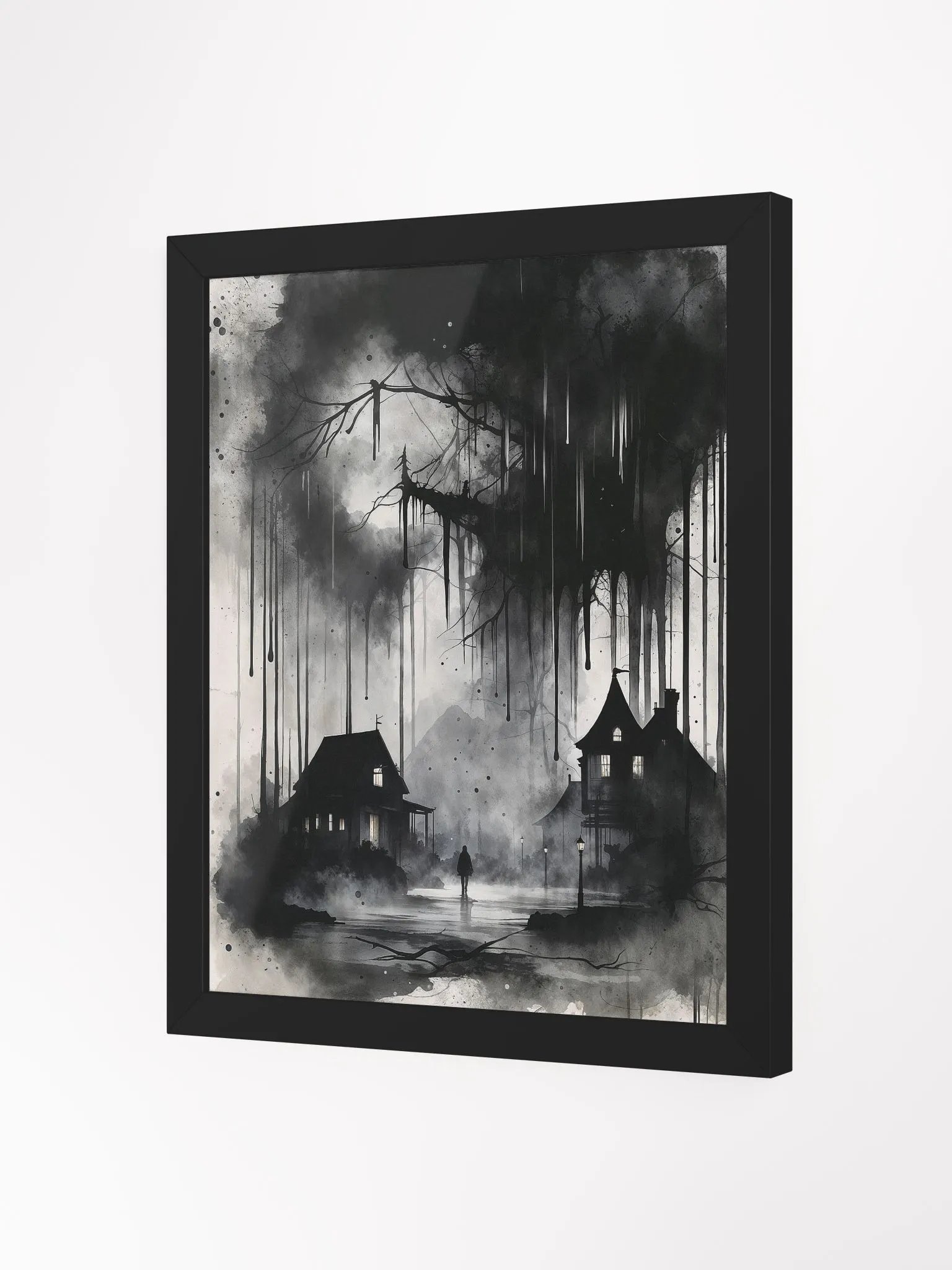 Dripping Darkness Framed Print product image (8)