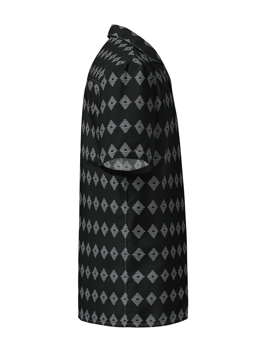 Anacostia Community Museum Button-Up Shirt (Black/Gray) Image 3