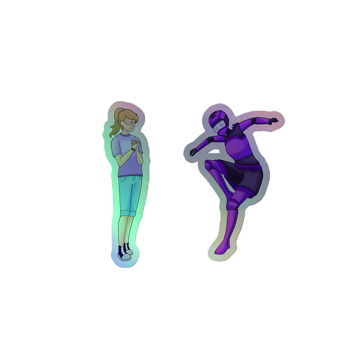 Alyssa & UltraViolet Holo Stickers product image (2)