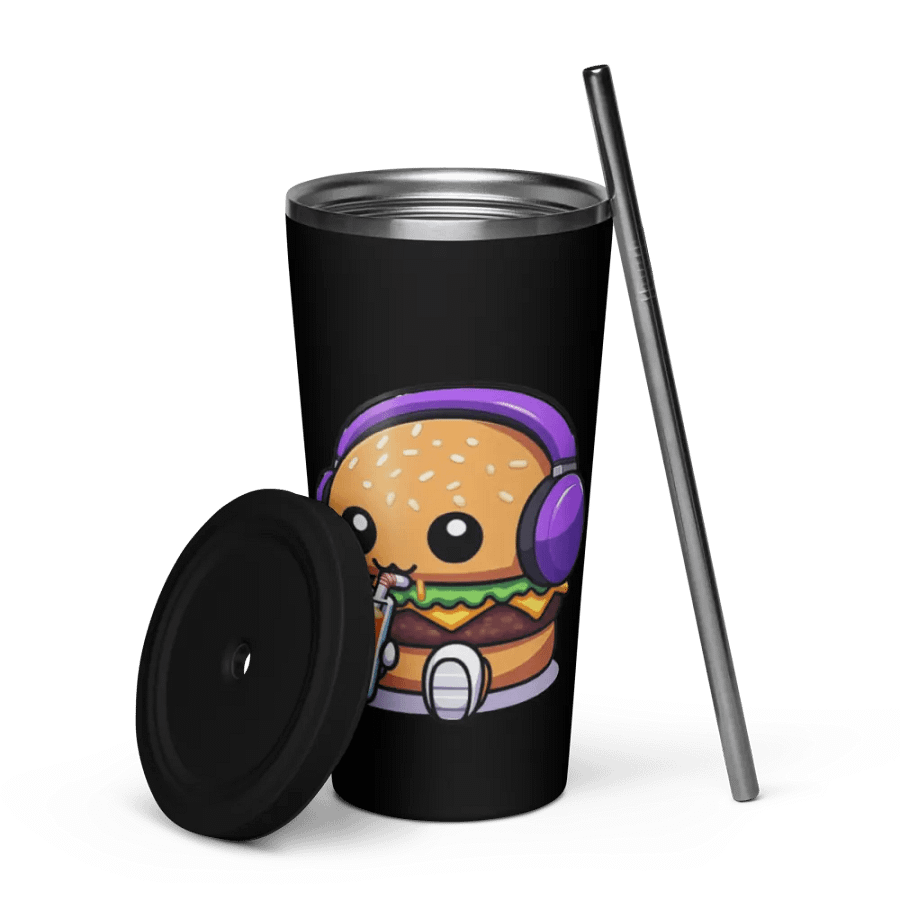 Charming Hamburger Sipping Insulated Tumbler product image (1)
