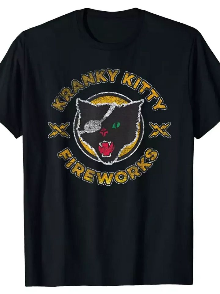 NEW LIMITED Fireworks Funny Cat Design Great Gift Idea Premium Tee T-Shirt product image (1)