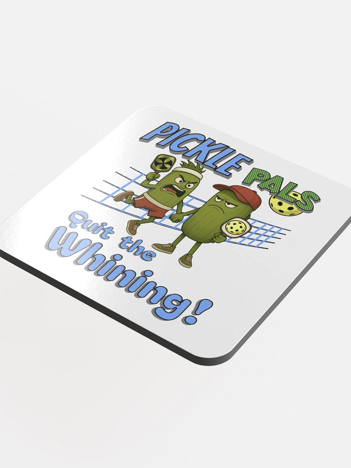 Pickle Pals Guys Quit The Whining Pickleball Cork Coaster Set product image (1)