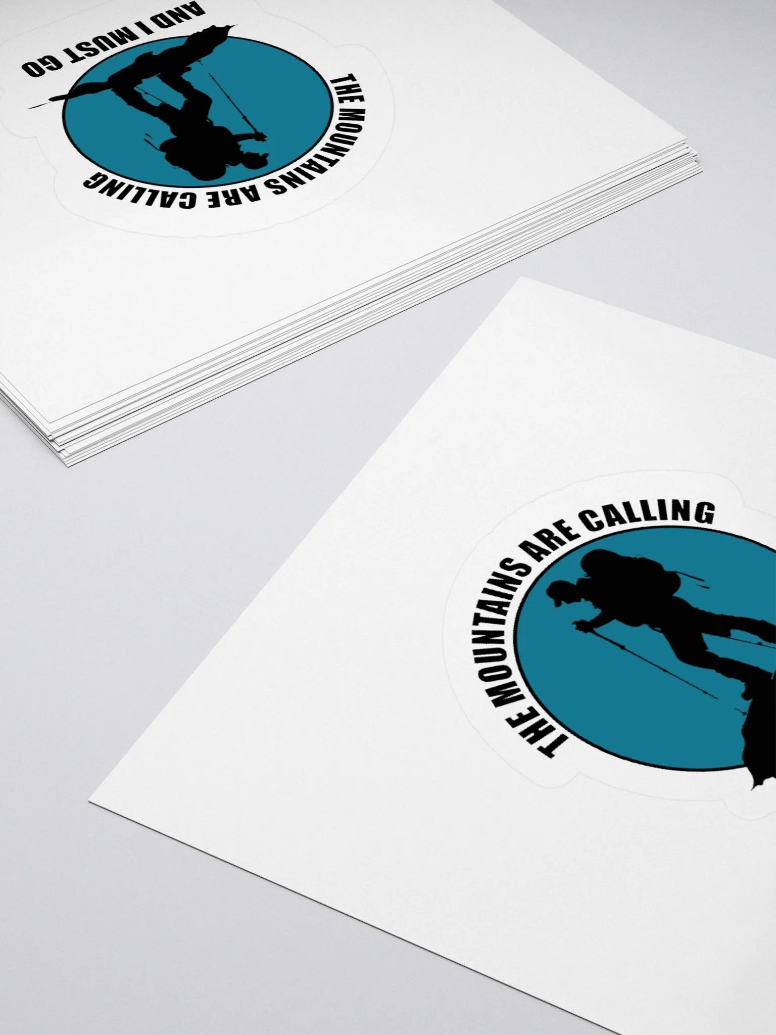 The Mountains Are Calling Sticker product image (4)