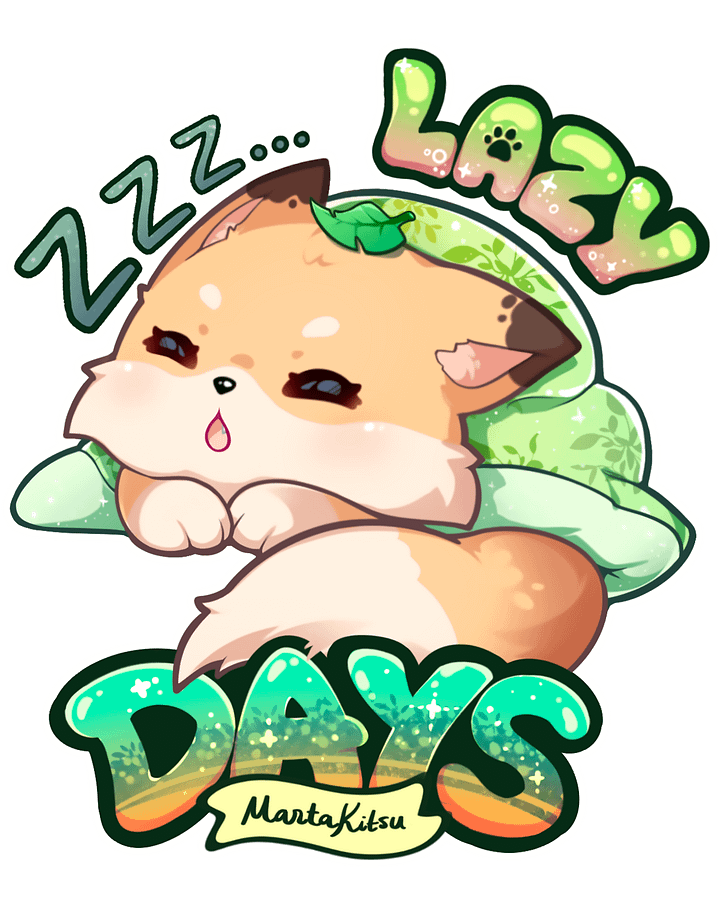 Lazy Days Sticker product image (1)