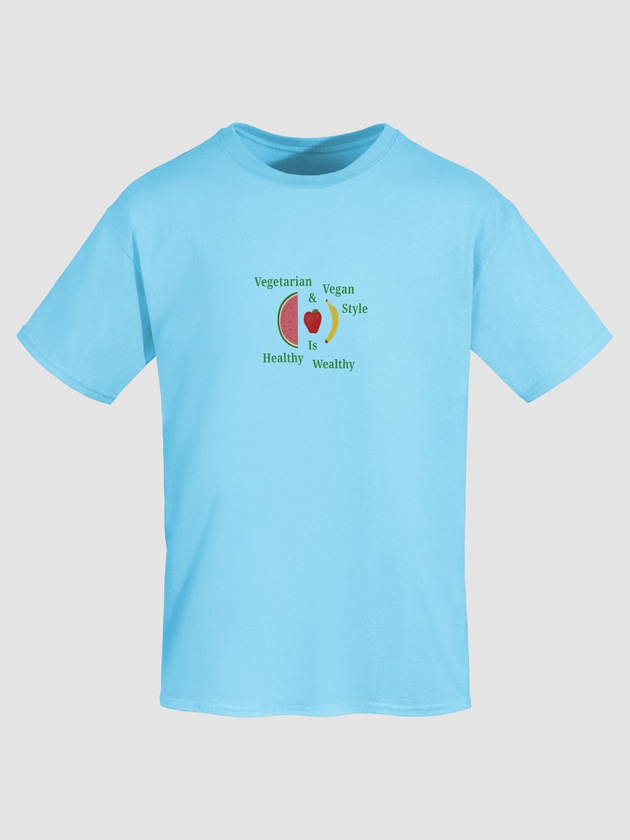 Healthy & Wealthy Vegetarian T-Shirt product image (7)