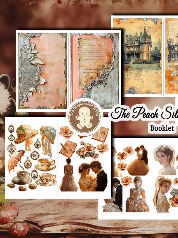 The Peach Silk Diary Ephemera Booklet Digital Download product image (2)