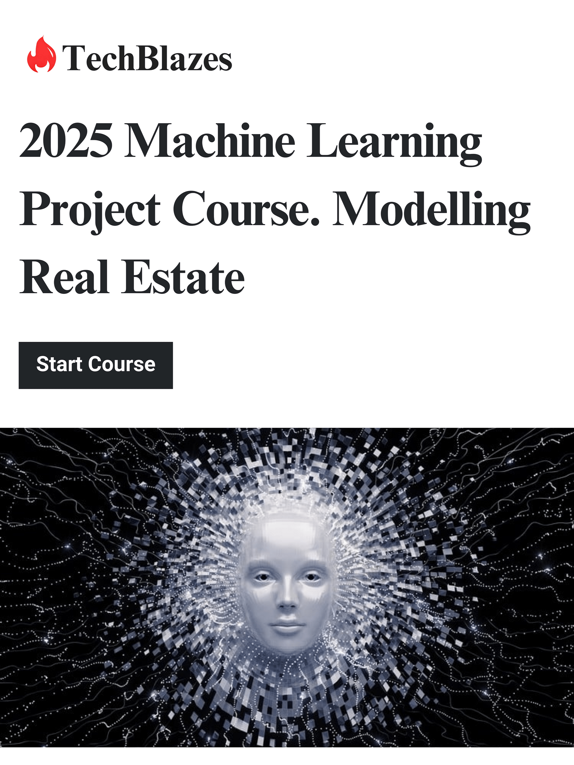 2025 Machine Learning Project Course. Modelling Real Estate product image (1)