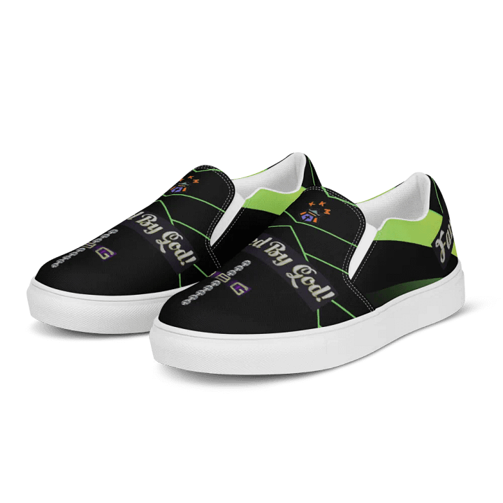 BBG Lime Green and Black Women's Slip On product image (2)