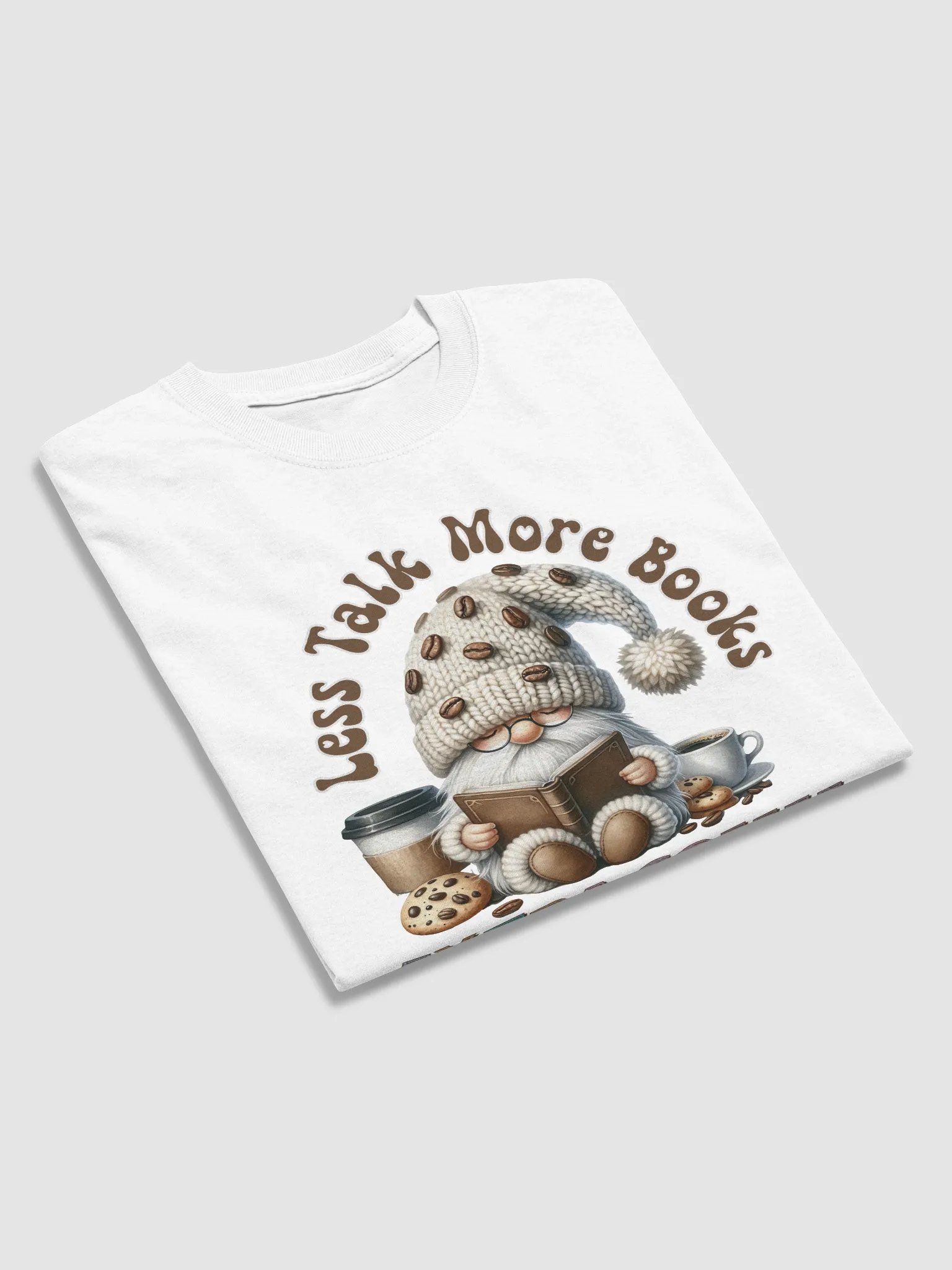 Coffee Gnome Booklover T-Shirt product image (9)