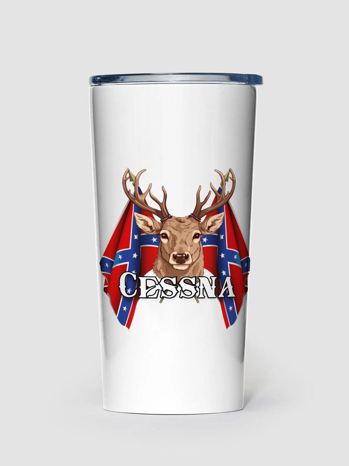 "Cessna" Last Name Rebel Redneck Deer - Adult Tumbler product image (1)