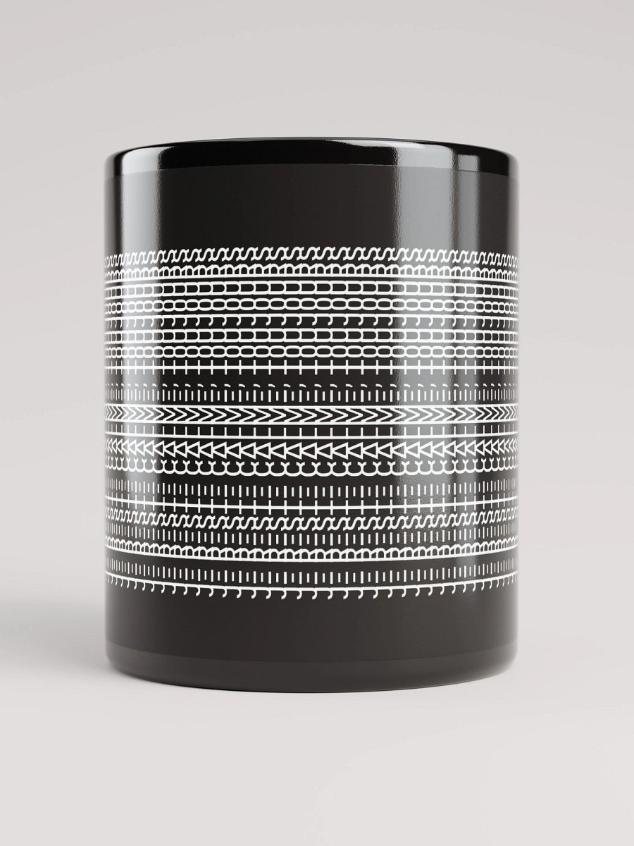 Mug Noir Codé Zen Blanc - Je Reste Calme Toujours - Cadeau élégant product image (5)