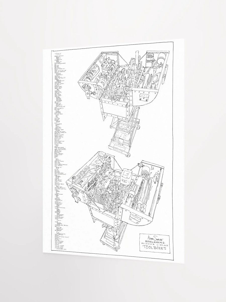 Adam Savage's Modelmaking Toolbox Poster product image (4)