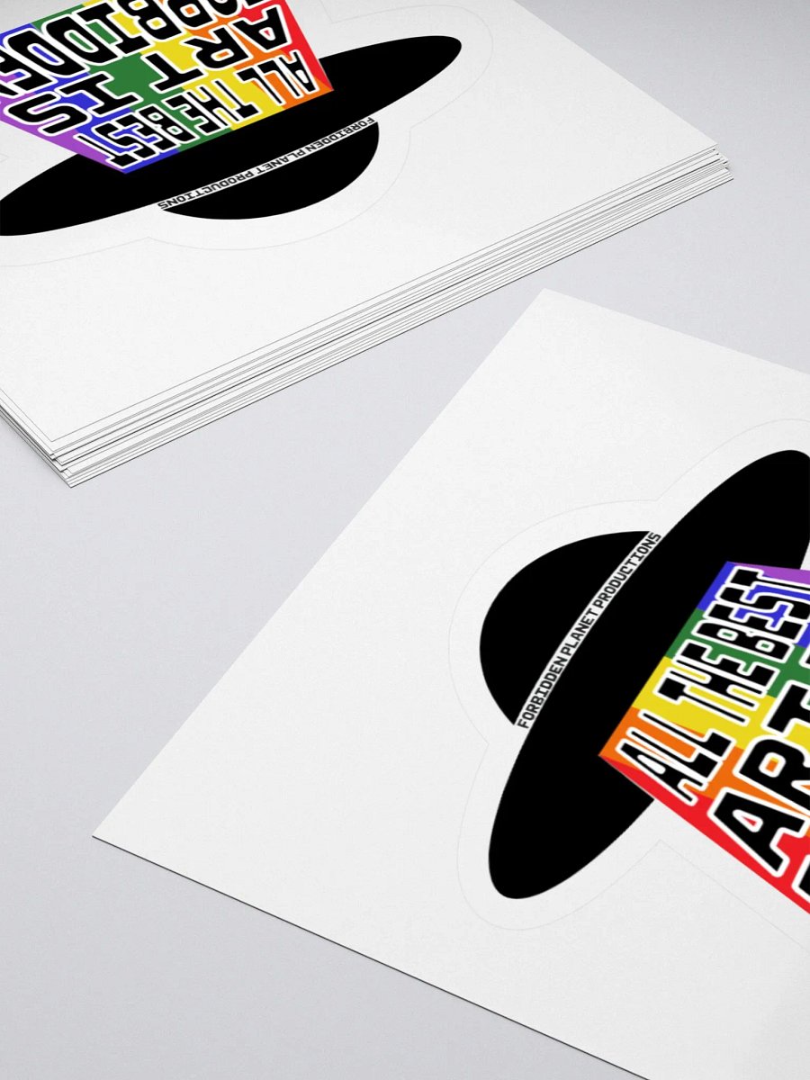 Rainbow UFO Stickers product image (4)