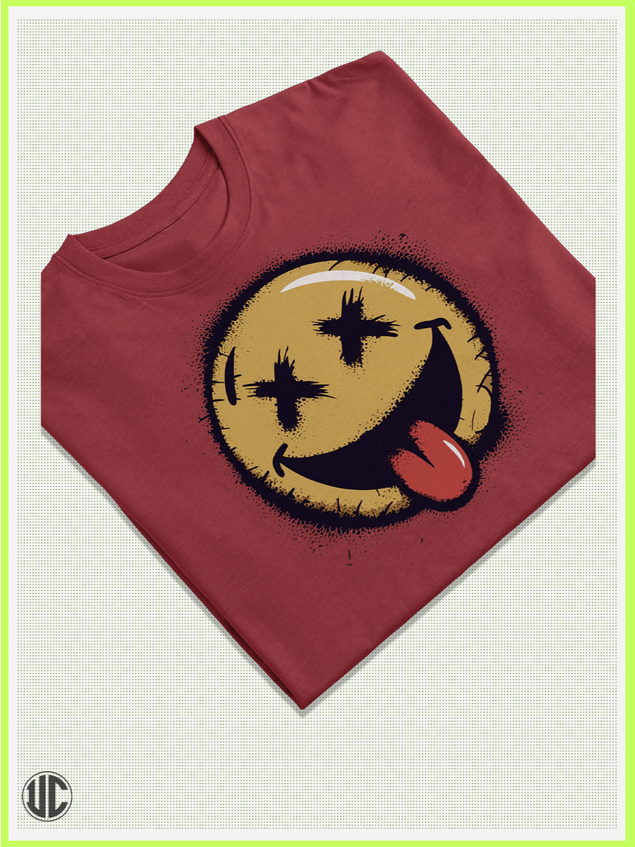 X Smiley – Heavyweight T-Shirt product image (2)