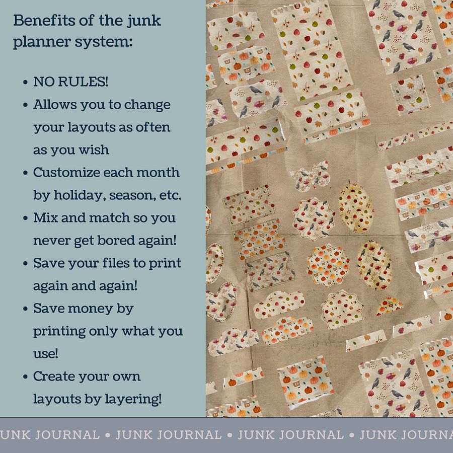October Aesthetic - Printable Ephemera Set 2 V1 product image (4)