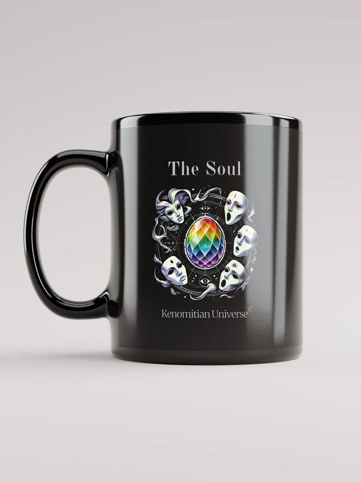 The Soul | Black Glossy Mug product image (2)