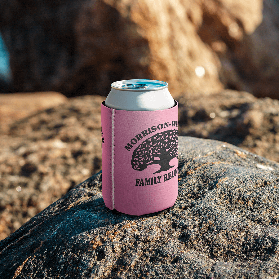 "Morrison-Werner Family Tree" Can Coozie (Pink) product image (7)