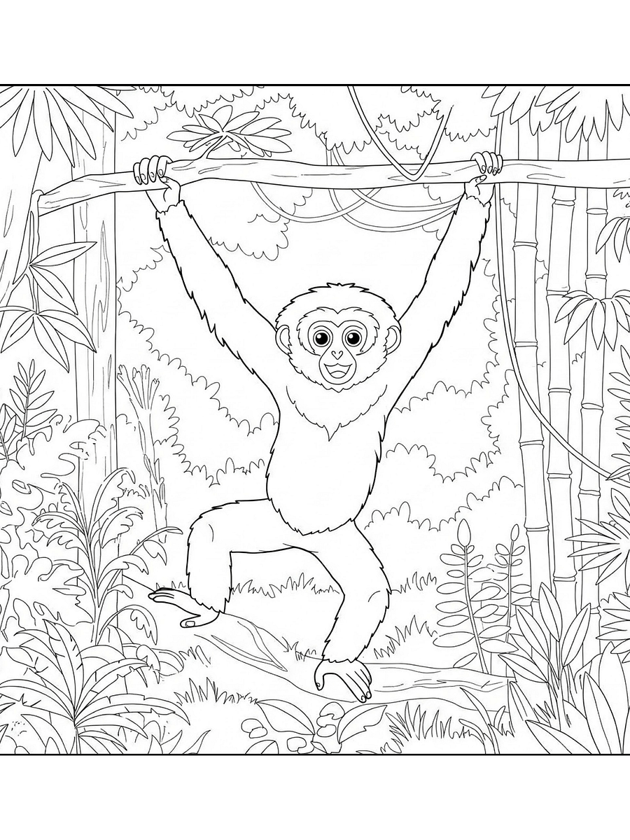 Jungle Animal Coloring Book for Kids product image (4)