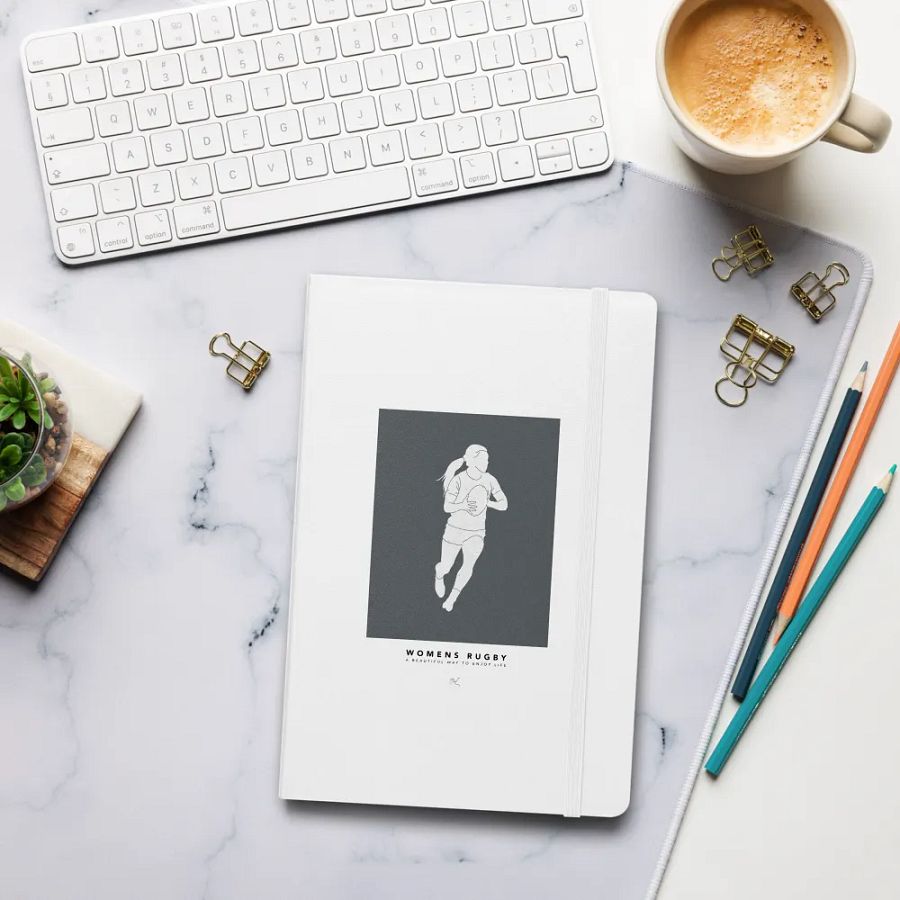 WOMENS RUGBY Hardcover Notebook "dark" product image (7)