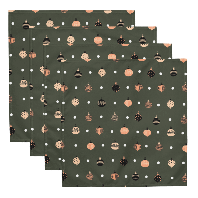 Festive Ornaments Cloth Napkin Set product image (8)