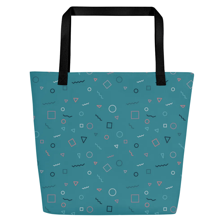 Turquoise Shapes Bag product image (3)