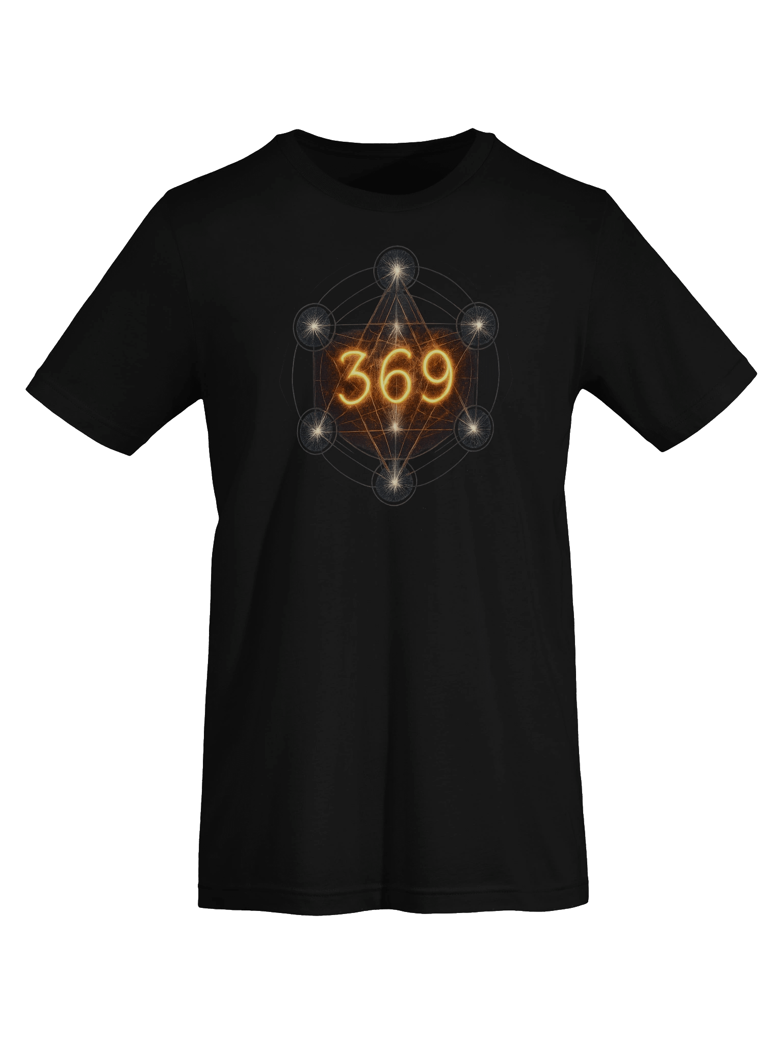 369 Manifestation Metatron Cube Sacred Geometry Spiritual Law of Attraction Tee Shirt product image (7)