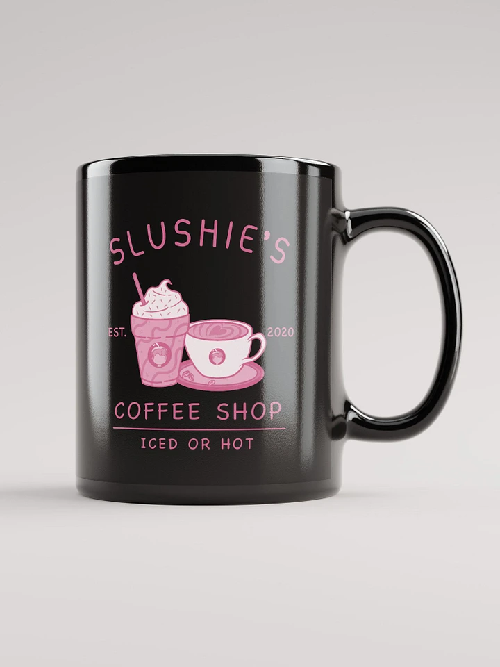 Slushie's Coffee Shop (Pink) | Black Mug product image (1)