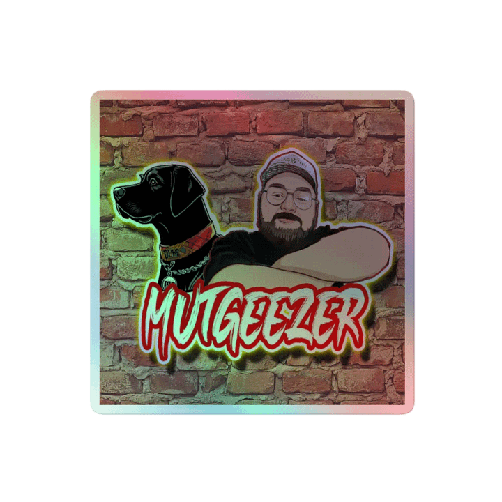 Mutgeezer Kiss-Cut Holographic Sticker Sheet product image (2)