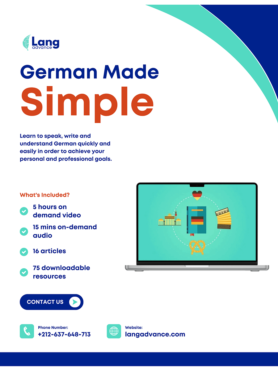 German Made Simple: A Complete Course for Serious Learners product image (2)