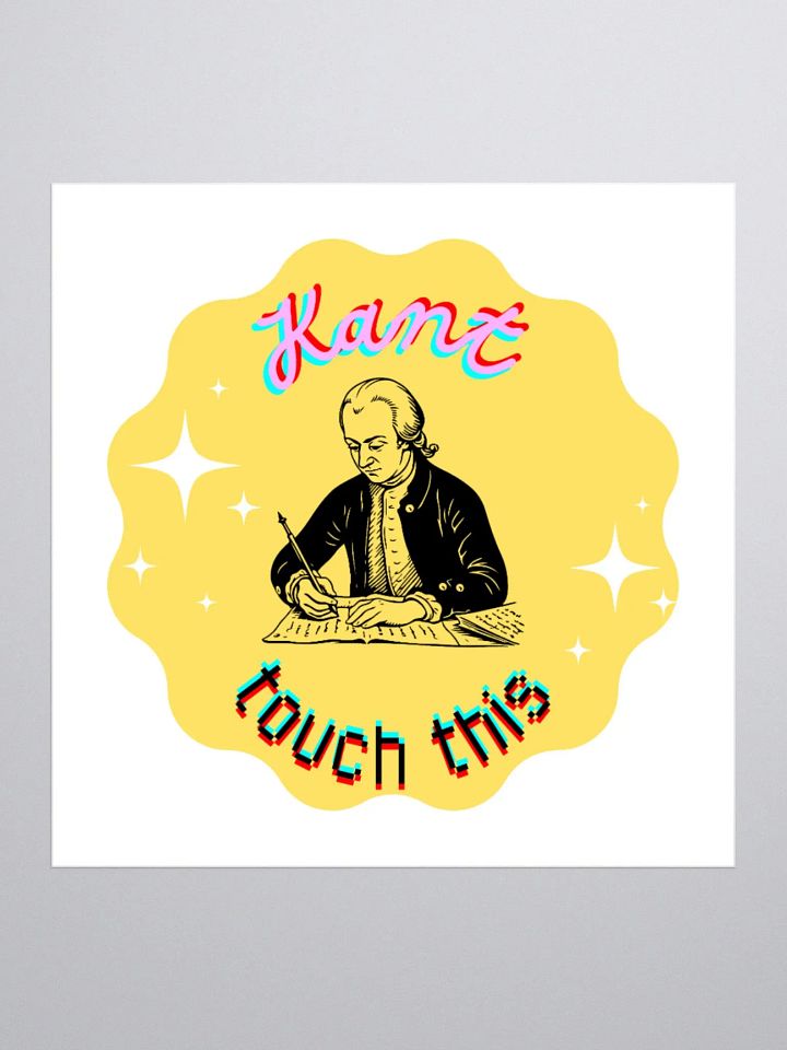 Kant touch this - Immanuel Kant sticker product image (1)