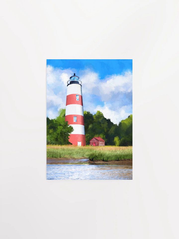 Sapelo Island Lighthouse – Georgia Coast Matte Poster product image (8)
