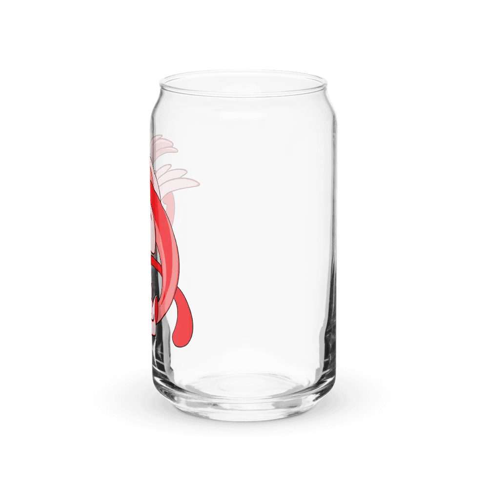 Calming Red Cat-Owl Can-Shaped Glass product image (3)