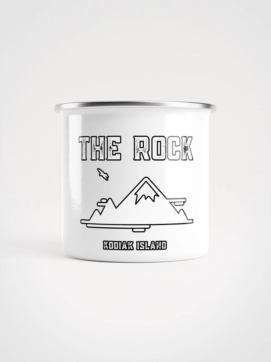 The Rock Enamel Camper Mug (White) product image (2)
