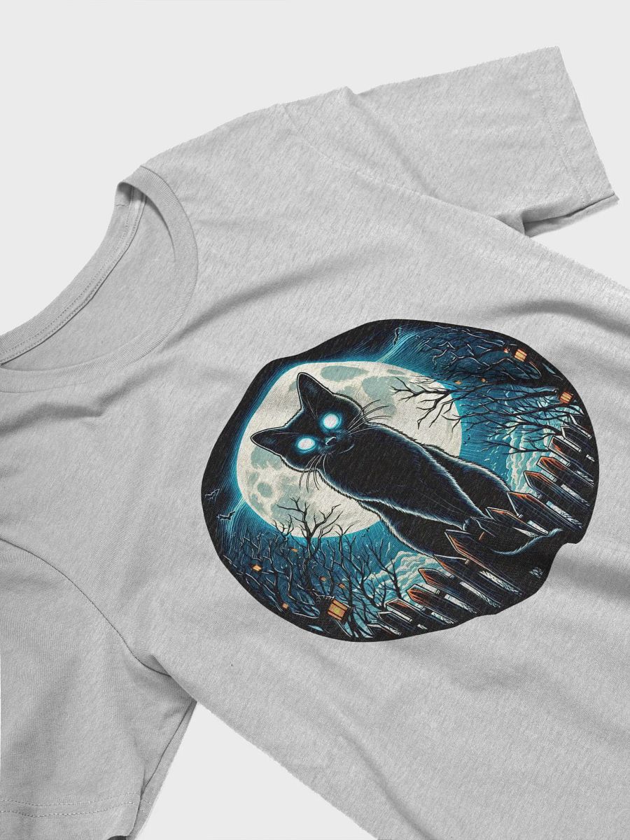 Moonlit Cat Glow T-Shirt product image (15)