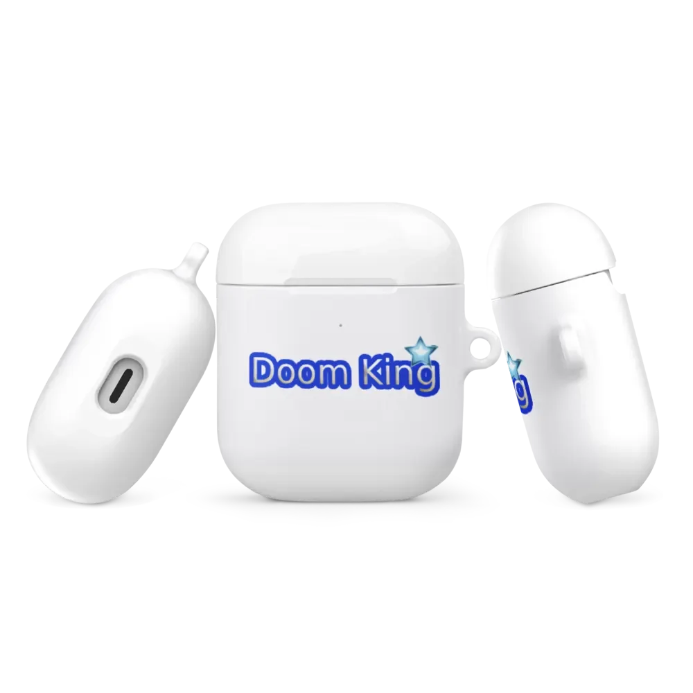 Doom White Ear pod case product image (9)