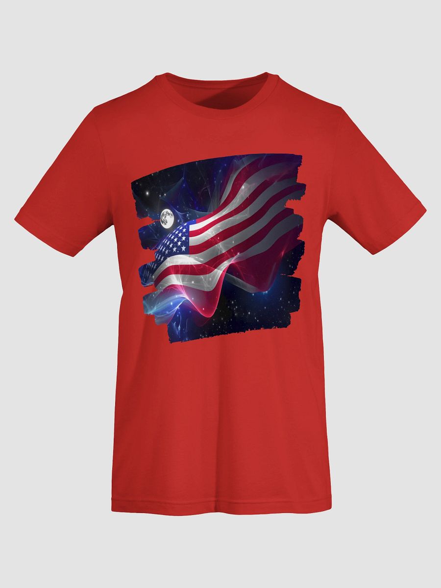 Flying High American Flag Supersoft T-Shirt product image (7)