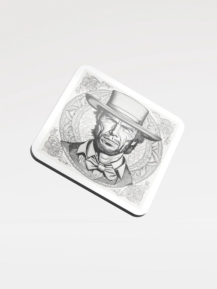 Symmetrical Gentleman Cork Coaster product image (1)