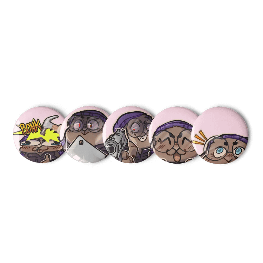 Assorted Flam Emote Pins 2 product image (5)