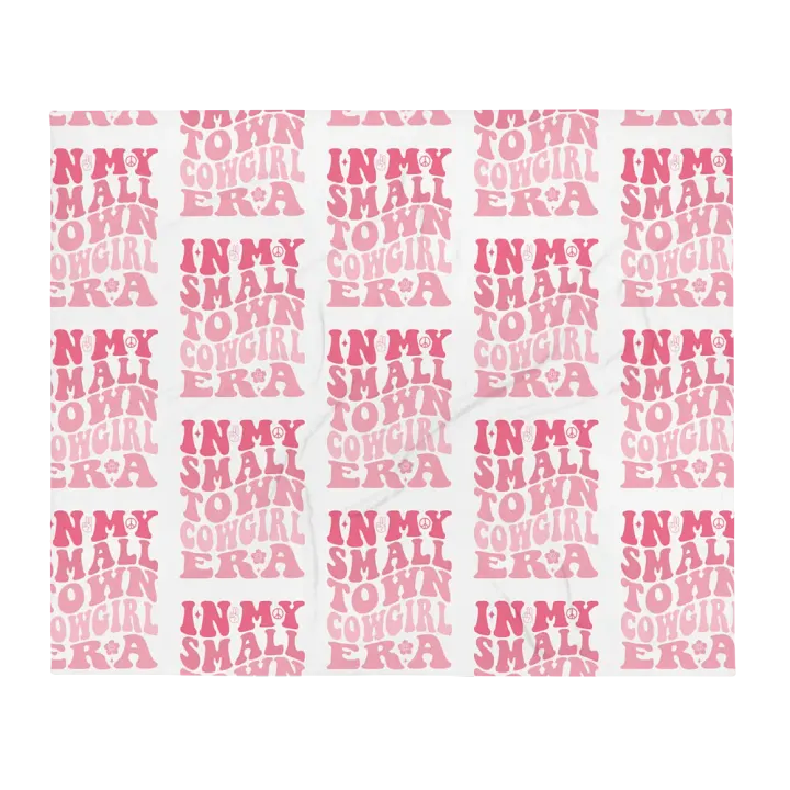 In My Small Town Cowgirl Era Blanket product image (1)