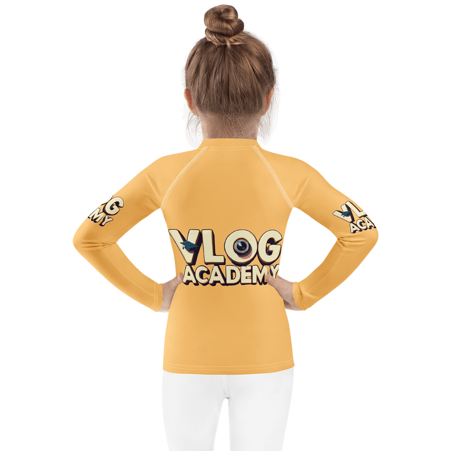 Vlog Academy All-Over Print Kids Rash Guard product image (2)