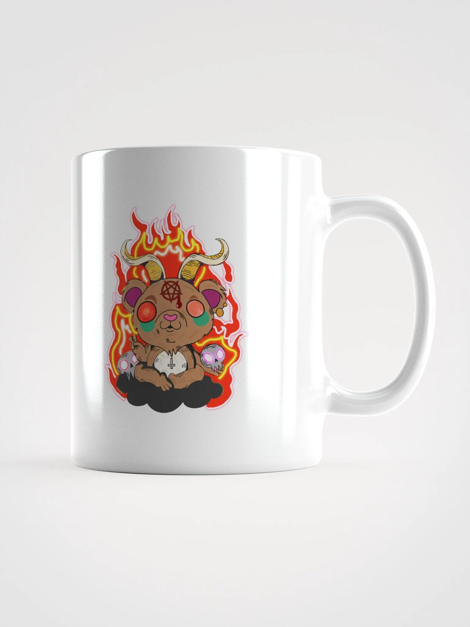 Demon Bear Mug (White) product image (2)