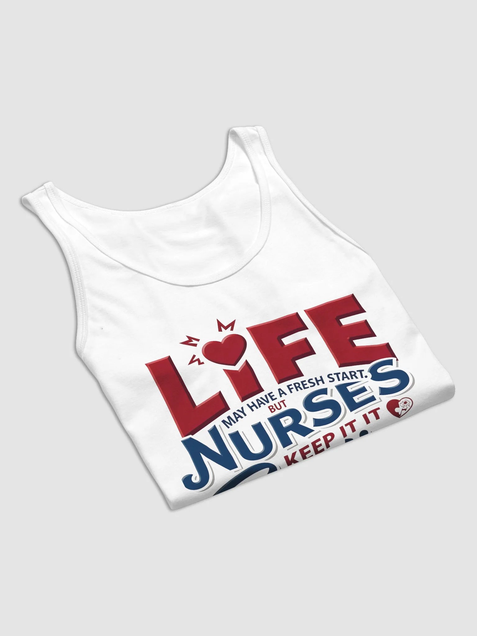 Heartbeat of Life Nurses Tank product image (23)