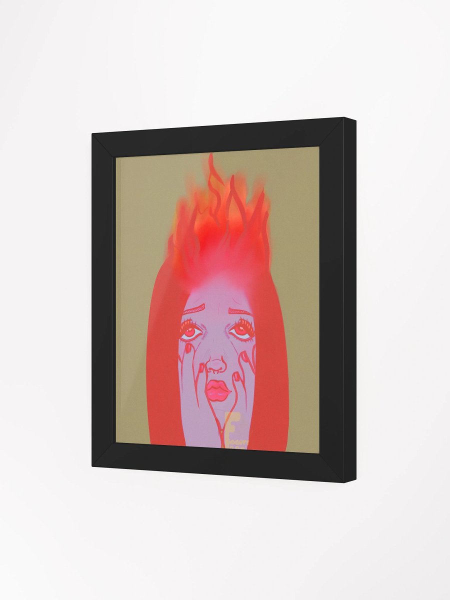 "Up in Flames" Framed Poster Print product image (3)