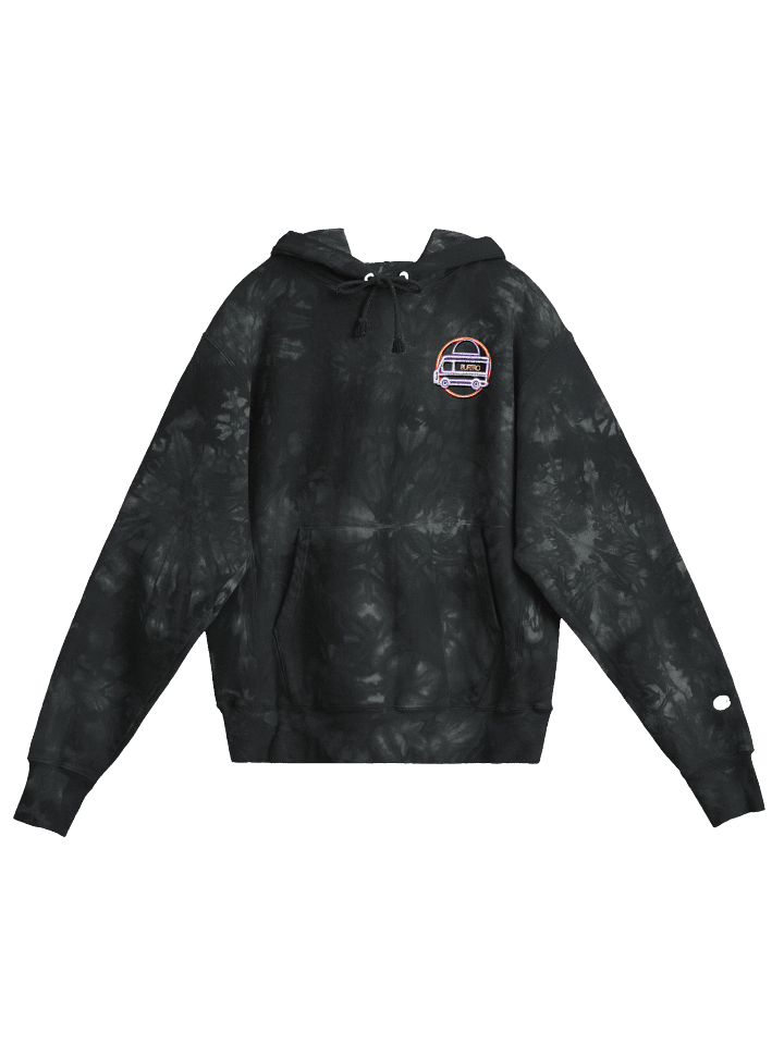 Neon Glow Tie Die Hoodie product image (2)