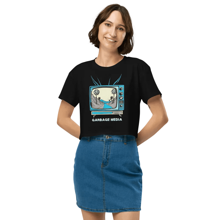Garbage Media West Coast Cropped T-shirt product image (3)