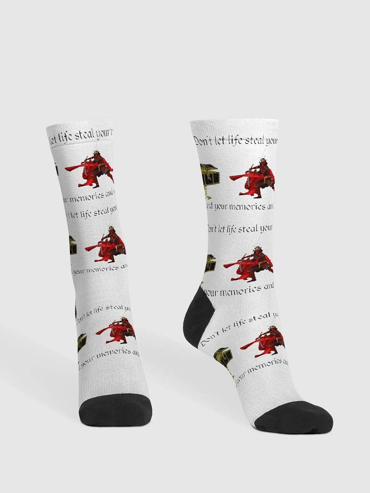 Eco-Friendly Molecular Marvel Crew Socks product image (2)