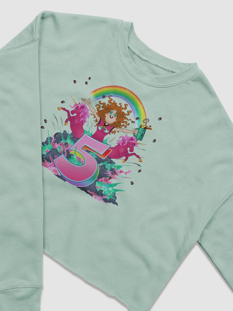 LadyAm5Years Crop Sweatshirt product image (27)
