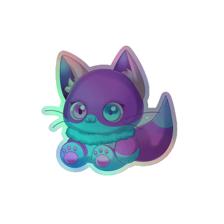 Arya da Fox Holographic Sticker product image (2)