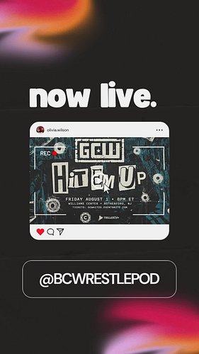 🔴 TONIGHT at 5:00 PM PST — **GCW: Hit Em’ Up 2025 Watchalong**!

We're live from **The Williams Center, Rutherford NJ**, for ...