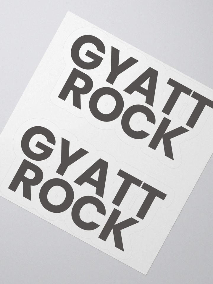 Gyatt Rock stickers product image (2)